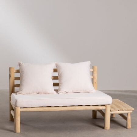 Divano a 2 Posti in Legno Teak Nabila