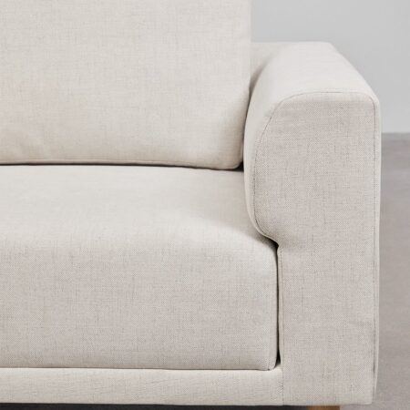 Divano chaise longue Caspian a 3 posti