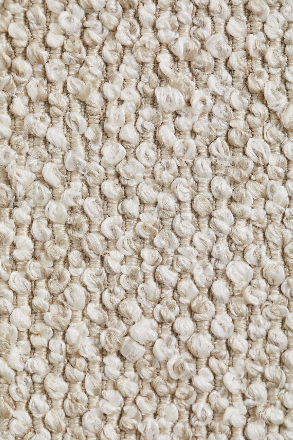 Divano modulare angolare a 2 pezzi con chaise longue destra e pouf rivestito Cardea