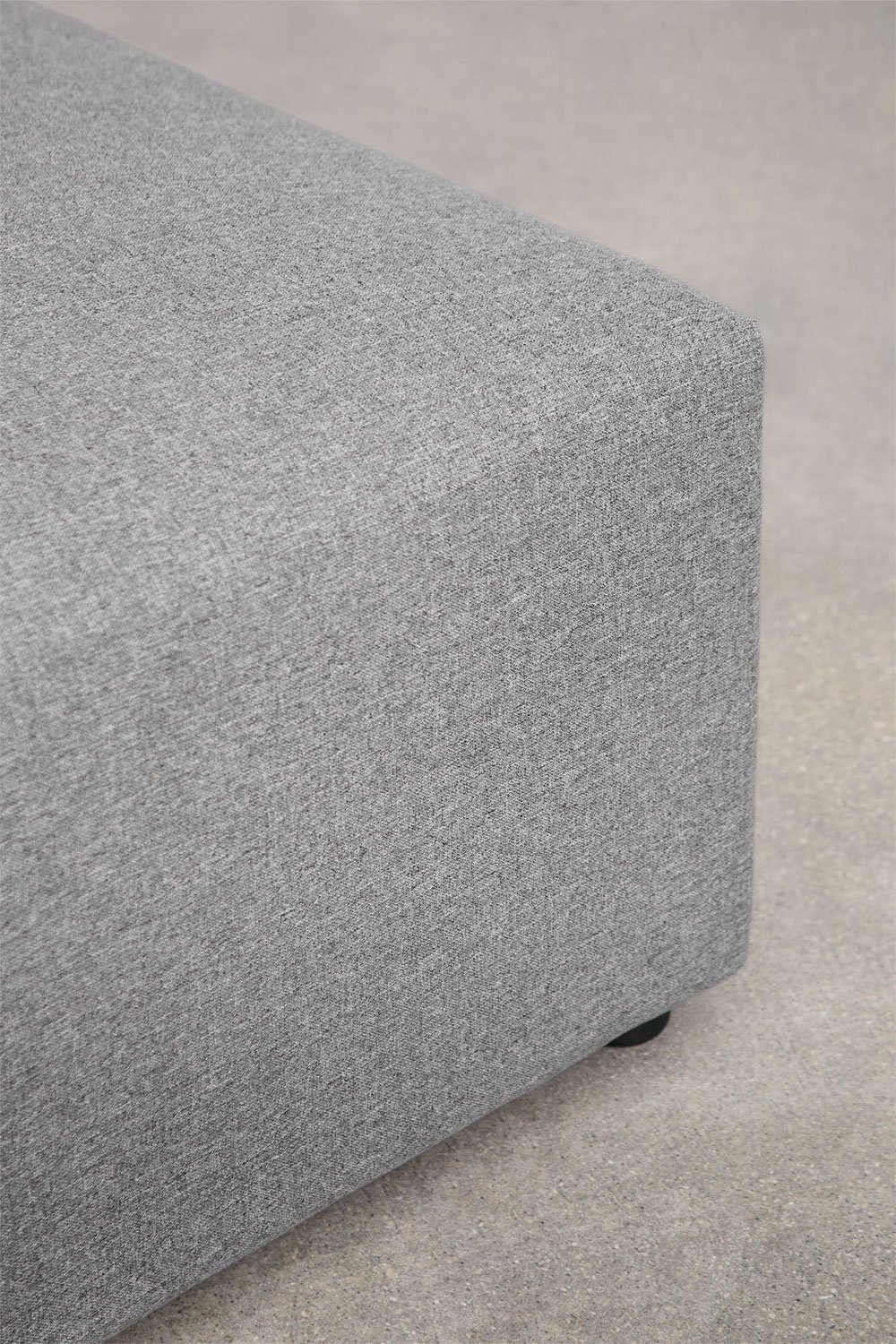 Divano componibile in 3 pezzi con pouf Kata