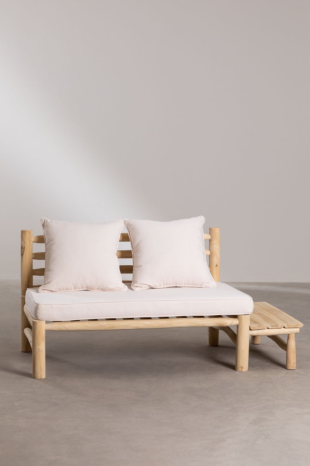 Divano da Giardino 2 Posti in Legno Teak Nabila
