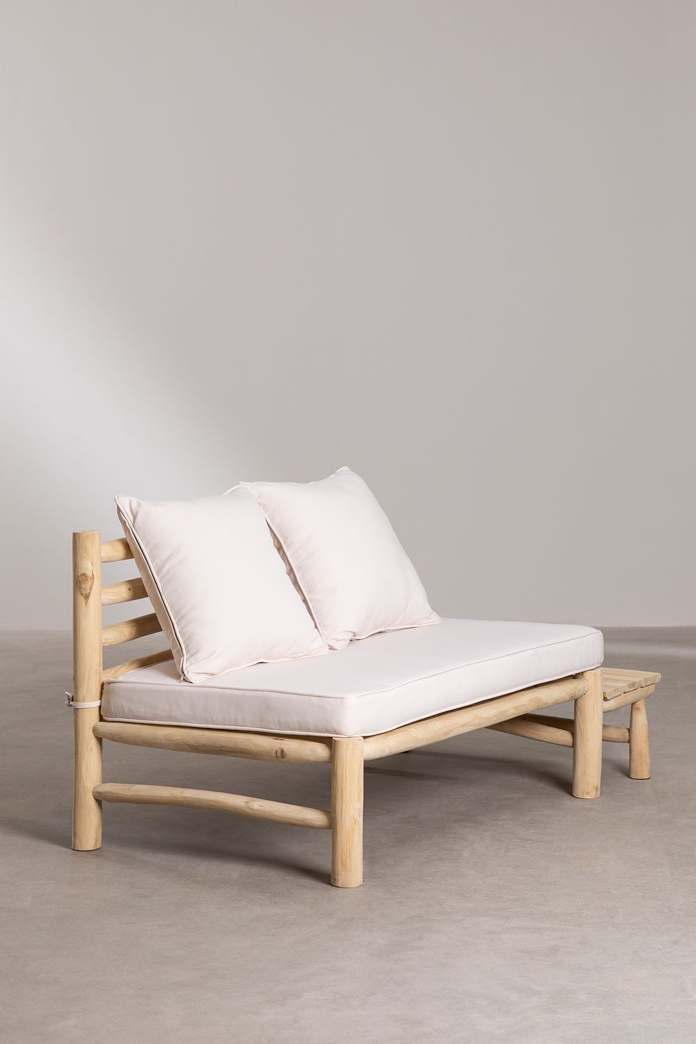 Divano da Giardino 2 Posti in Legno Teak Nabila