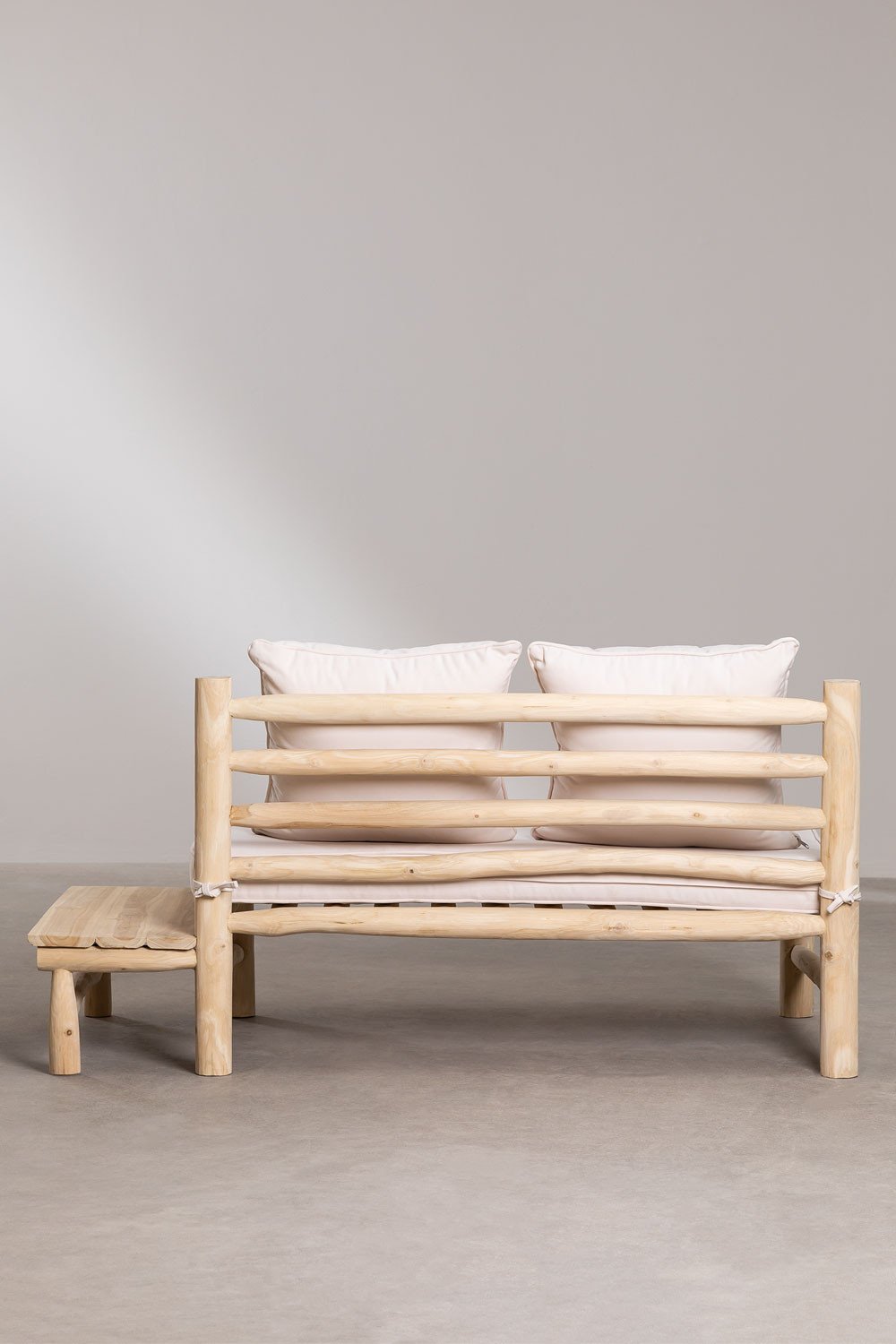 Divano da Giardino 2 Posti in Legno Teak Nabila