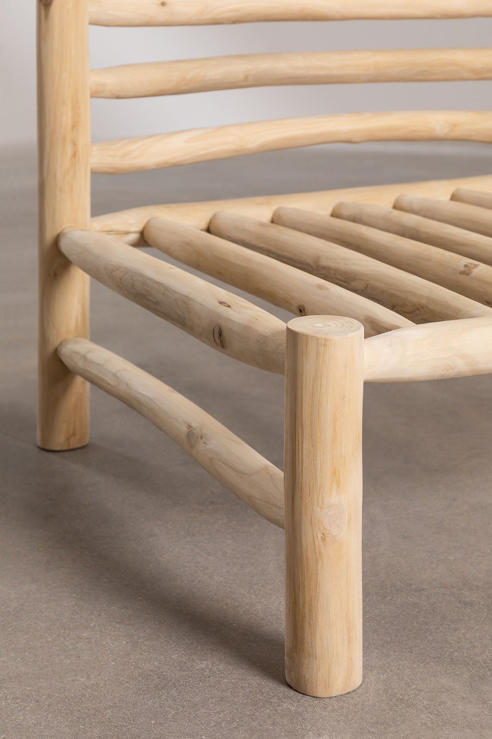 Divano da Giardino 2 Posti in Legno Teak Nabila