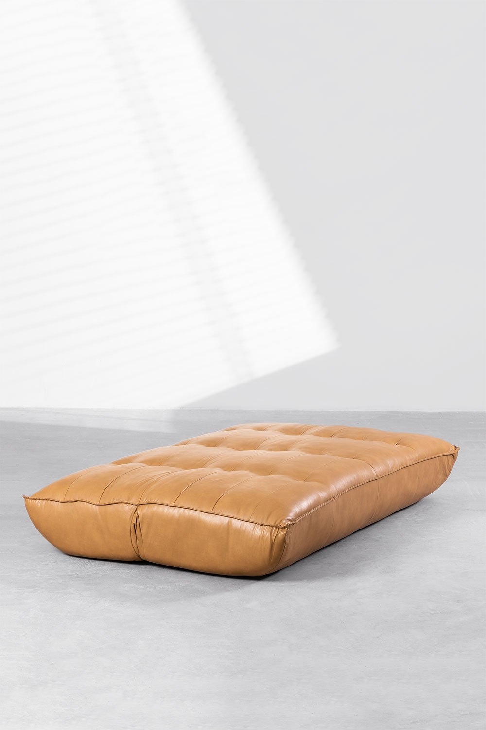 Divano letto 3 posti in similpelle Mati