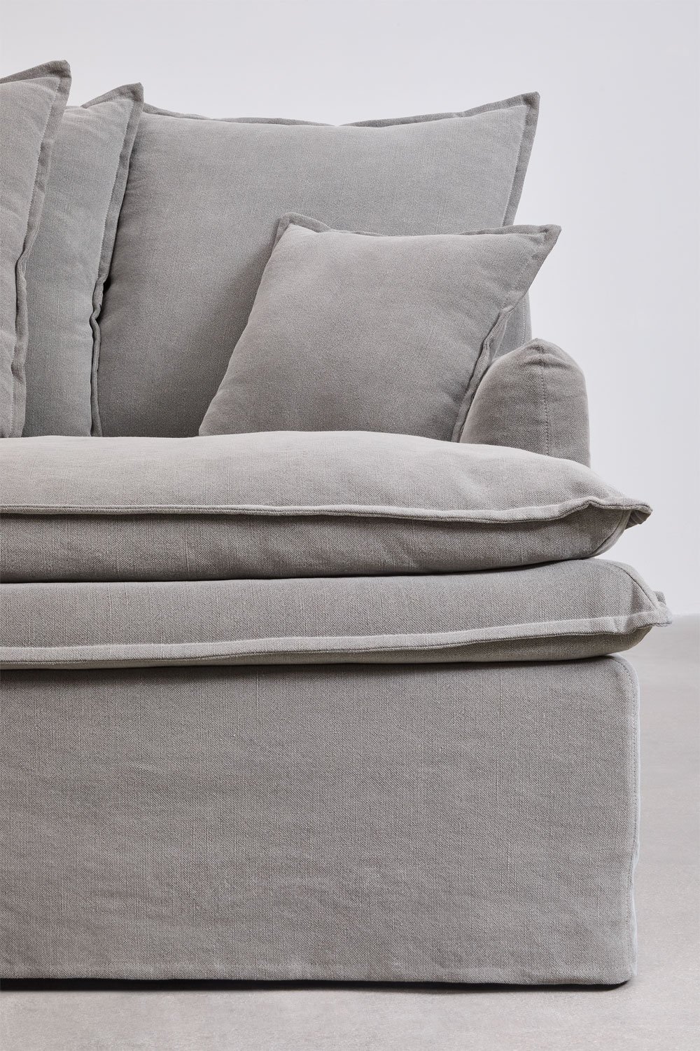 Divano Lounge Grace in lino e cotone
