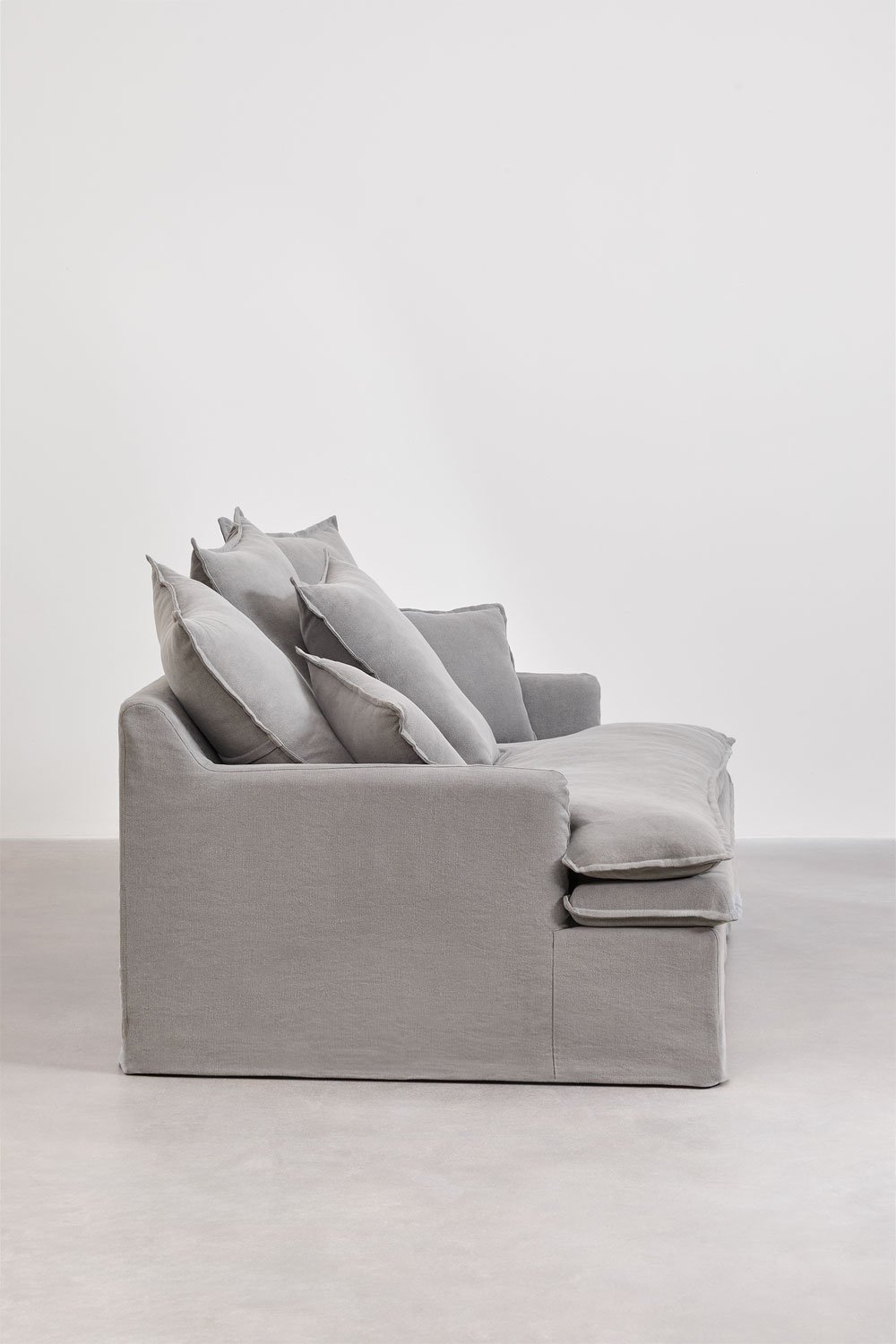 Divano Lounge Grace in lino e cotone