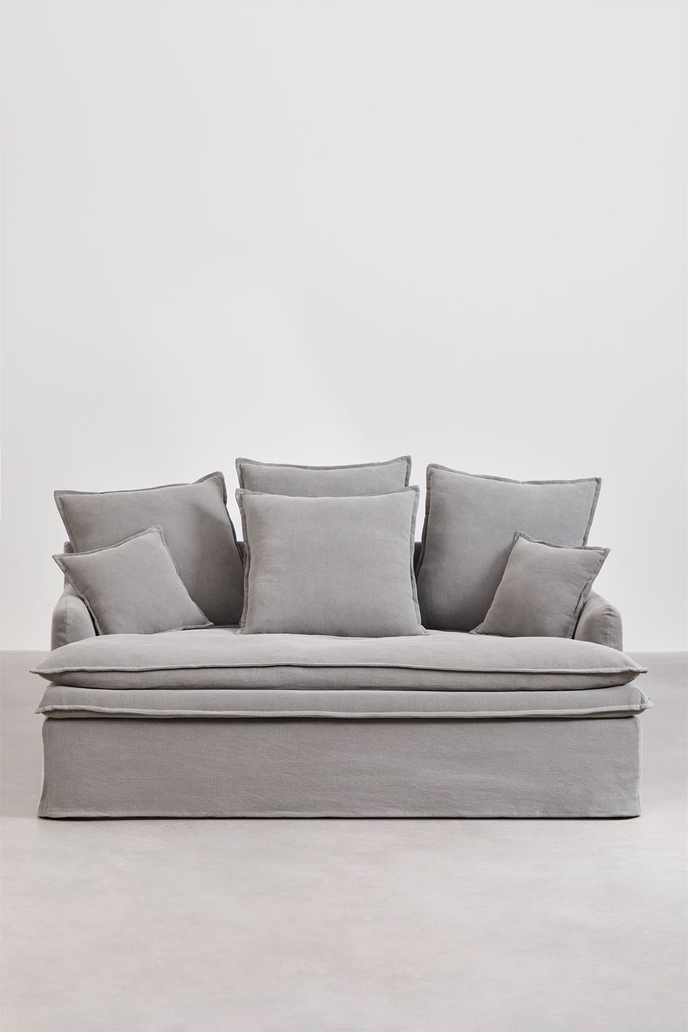 Divano Lounge Grace in lino e cotone