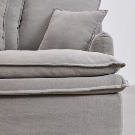 Divano Lounge Grace in lino e cotone