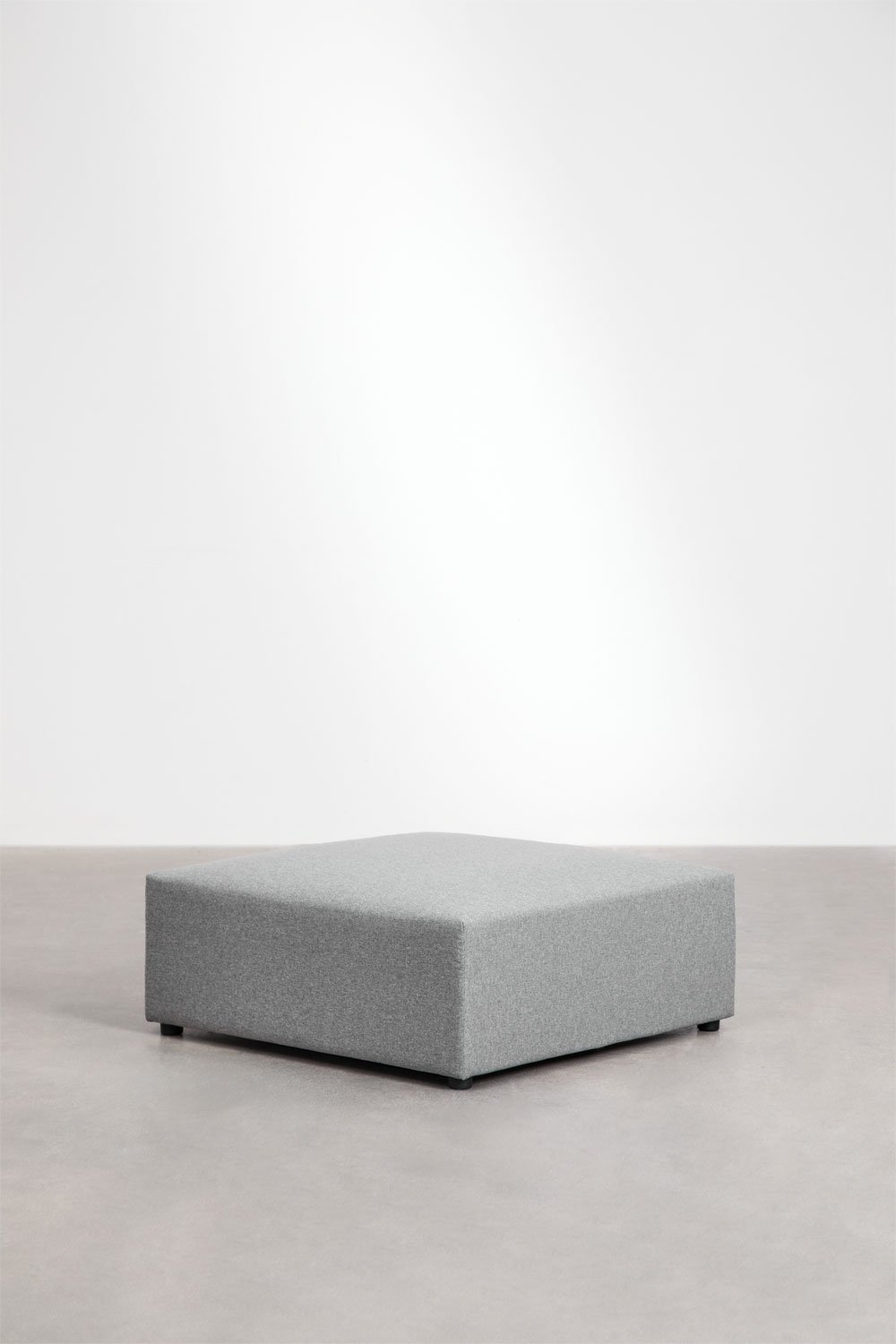Divano componibile in 2 pezzi con pouf Kata