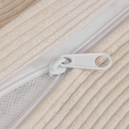 Divano componibile in 3 pezzi con pouf Fogler