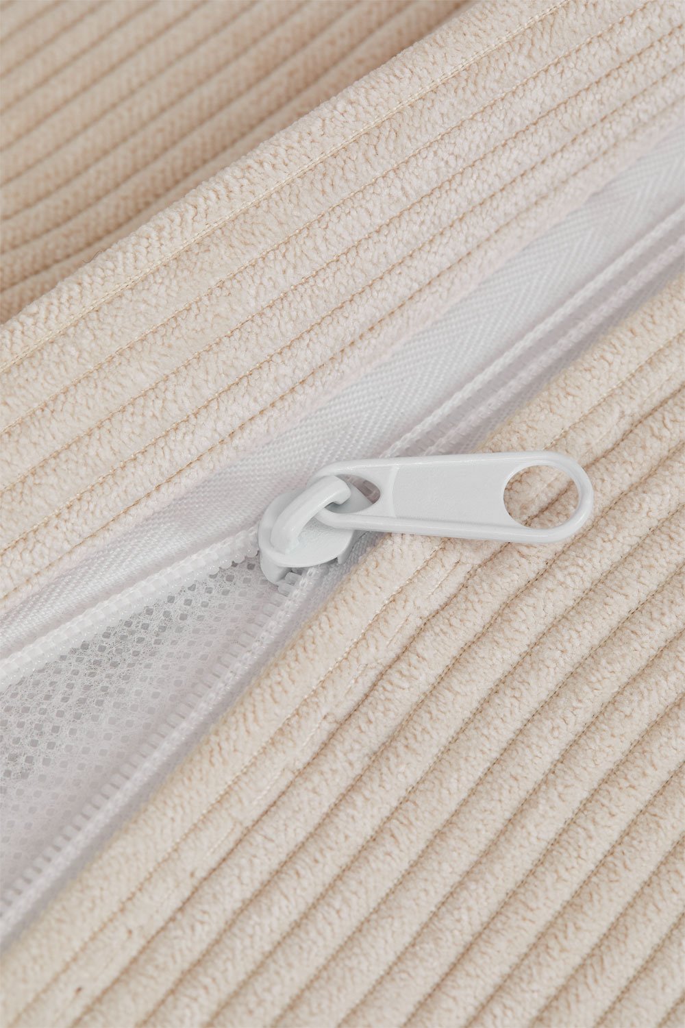 Divano componibile in 3 pezzi con pouf Fogler