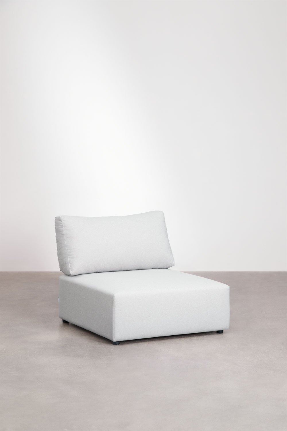 Divano componibile in 4 pezzi con pouf Kata