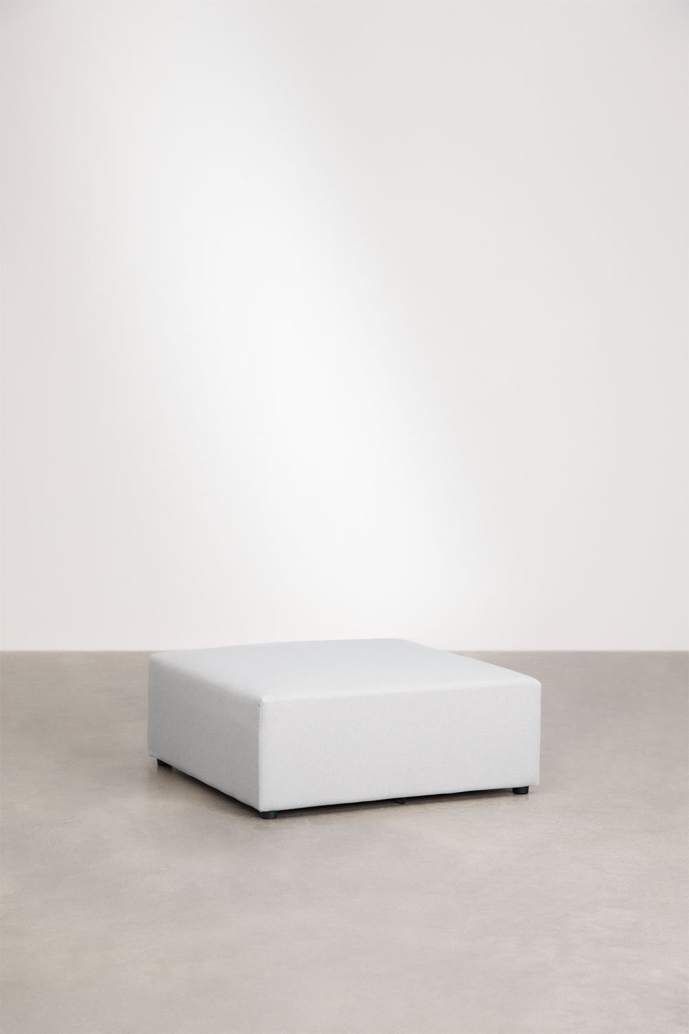 Divano componibile in 4 pezzi con pouf Kata