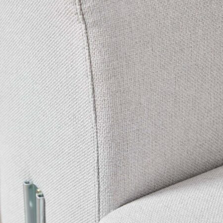 Sofà modulare a 4 pezzi con bracciolo alto e pouf (↔︎400 cm) Bruna