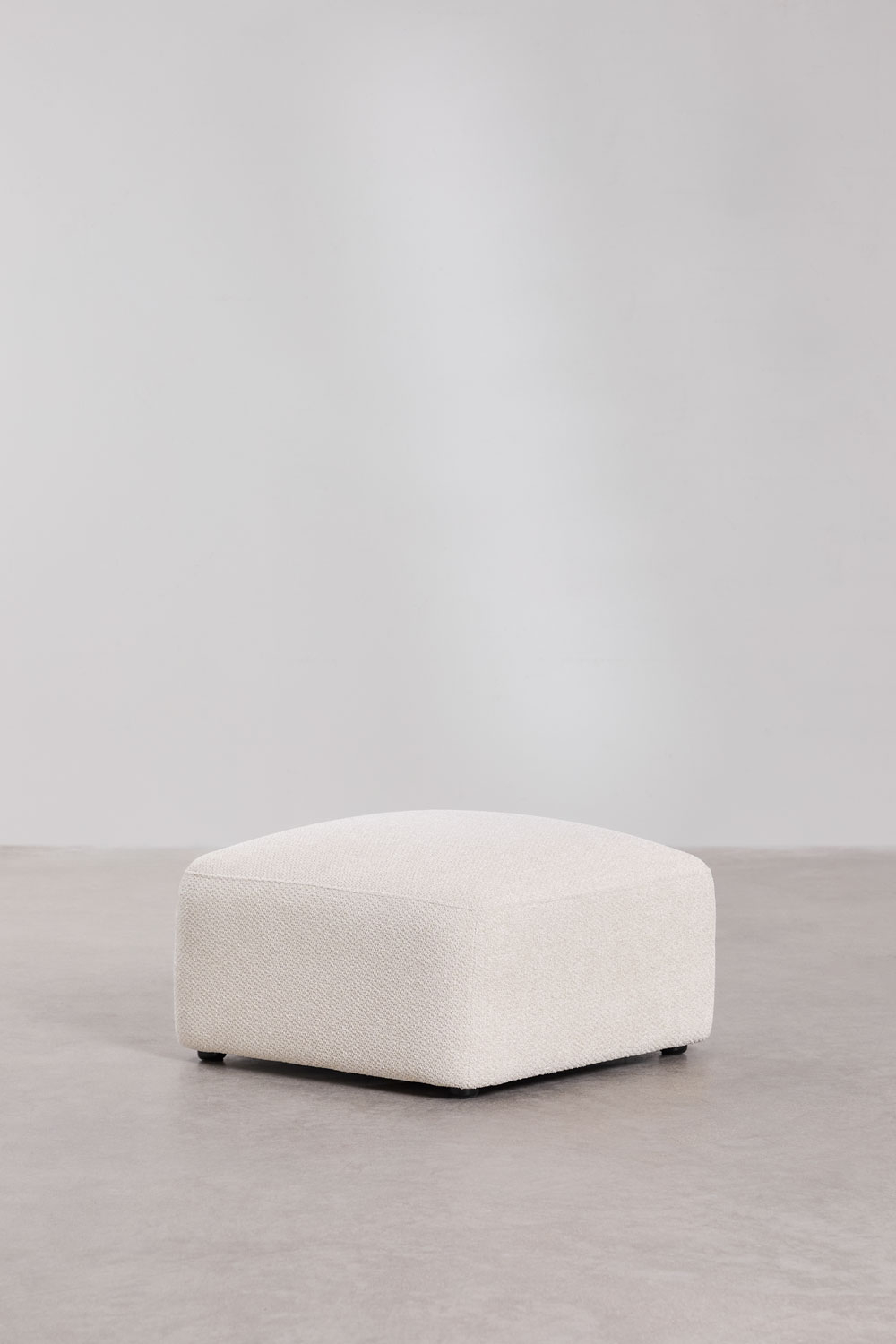 Divano componibile Bastian 5 pezzi e pouf