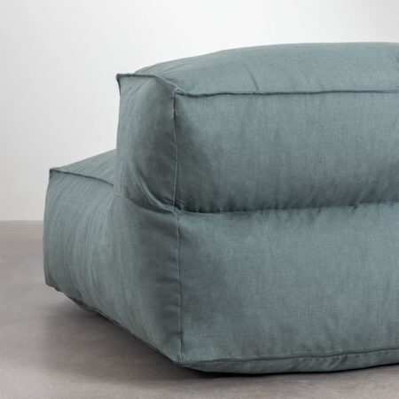 Divano modulare Chaise Longue in 3 pezzi e Puff Dojan