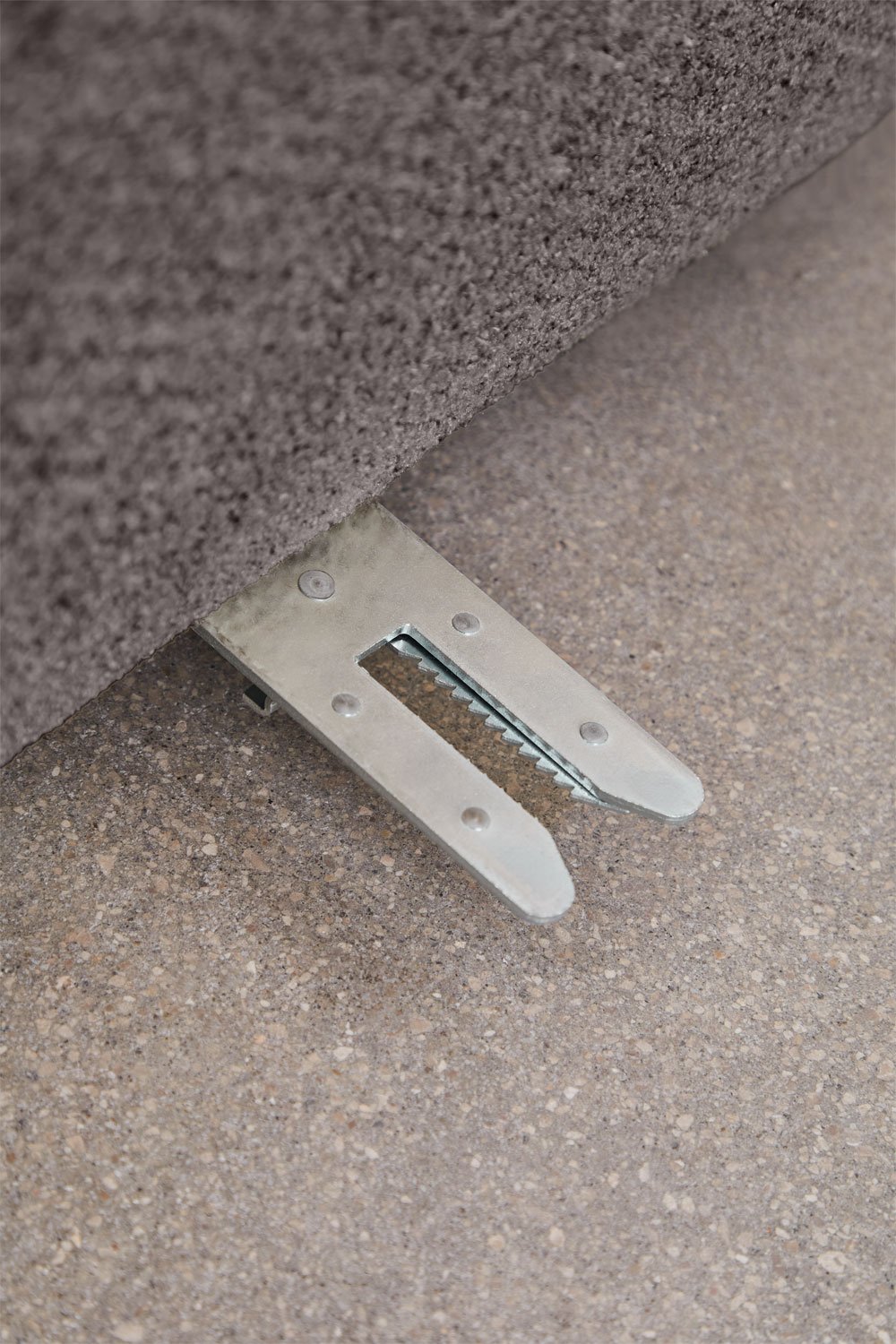 Divano modulare con chaise longue destra a 3 pezzi in ciniglia Coco