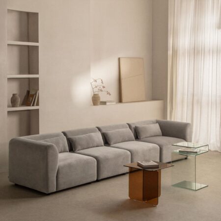Divano modulare Fogler in 4 pezzi