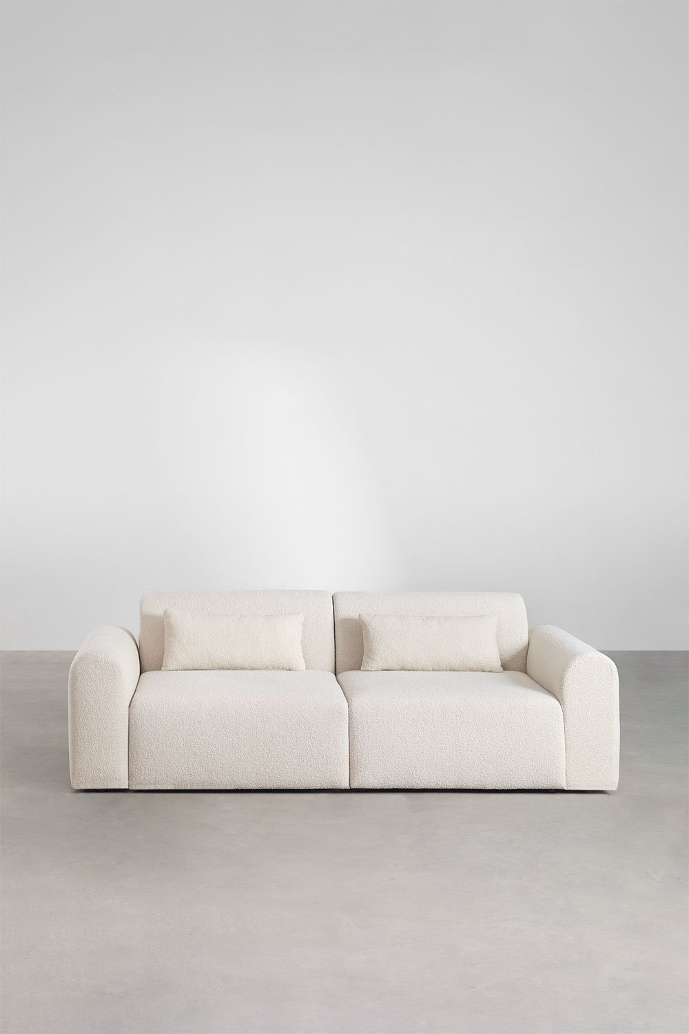 Divano componibile in 2 pezzi in shearling Borjan