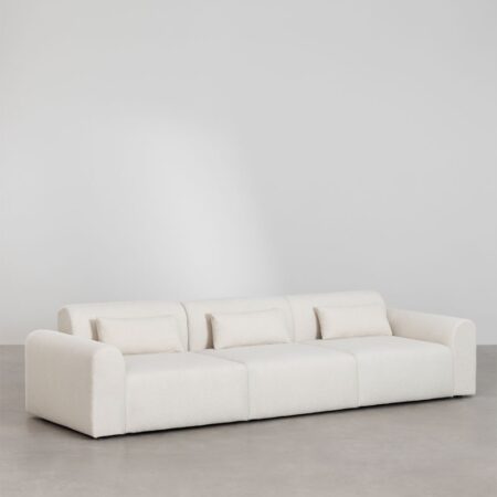 Divano componibile in 3 pezzi in shearling Borjan