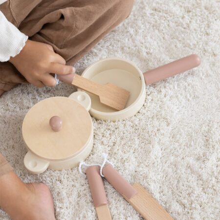 Utensili da cucina in legno Drupy Kids