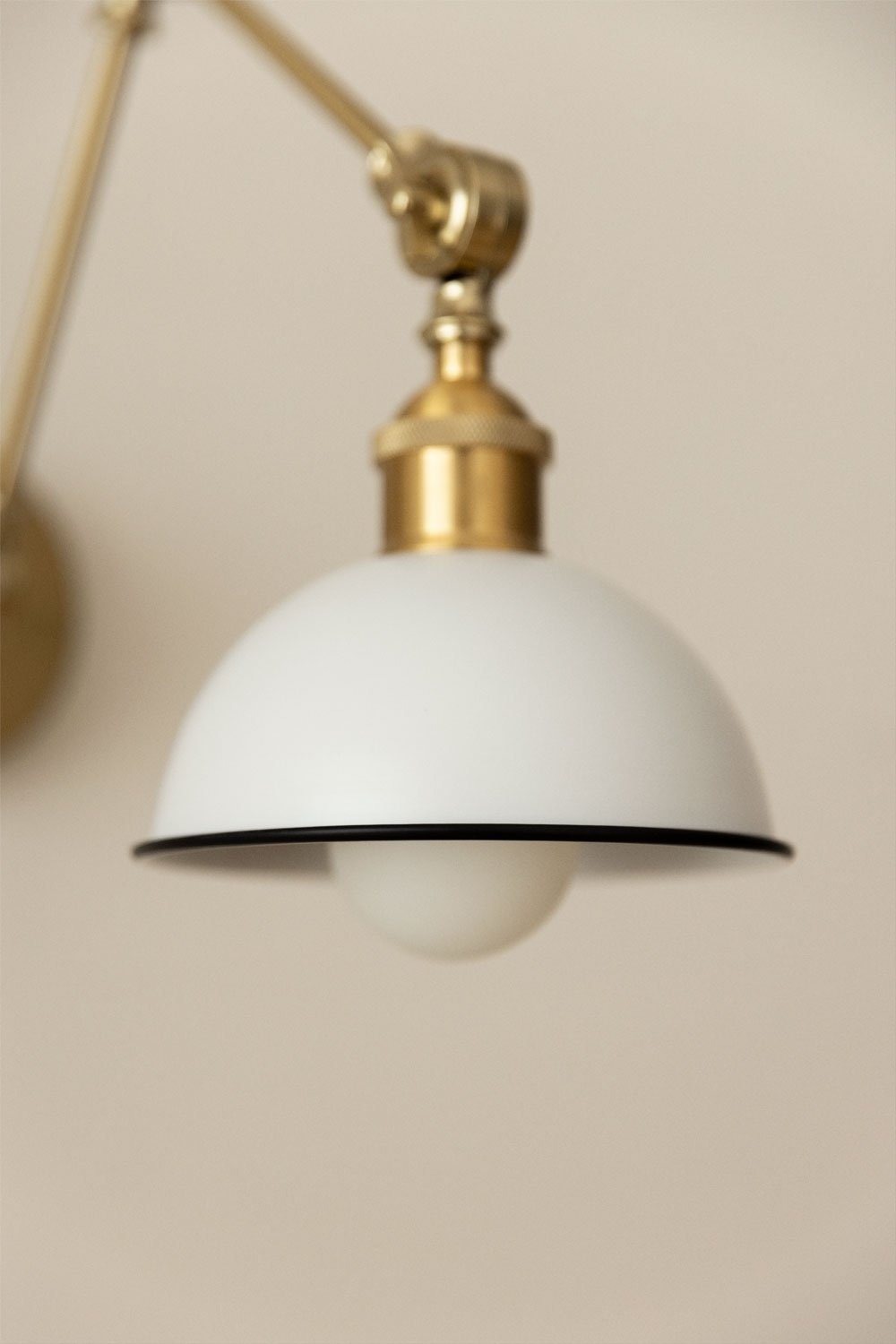 Lampada da parete in ferro Ellmer