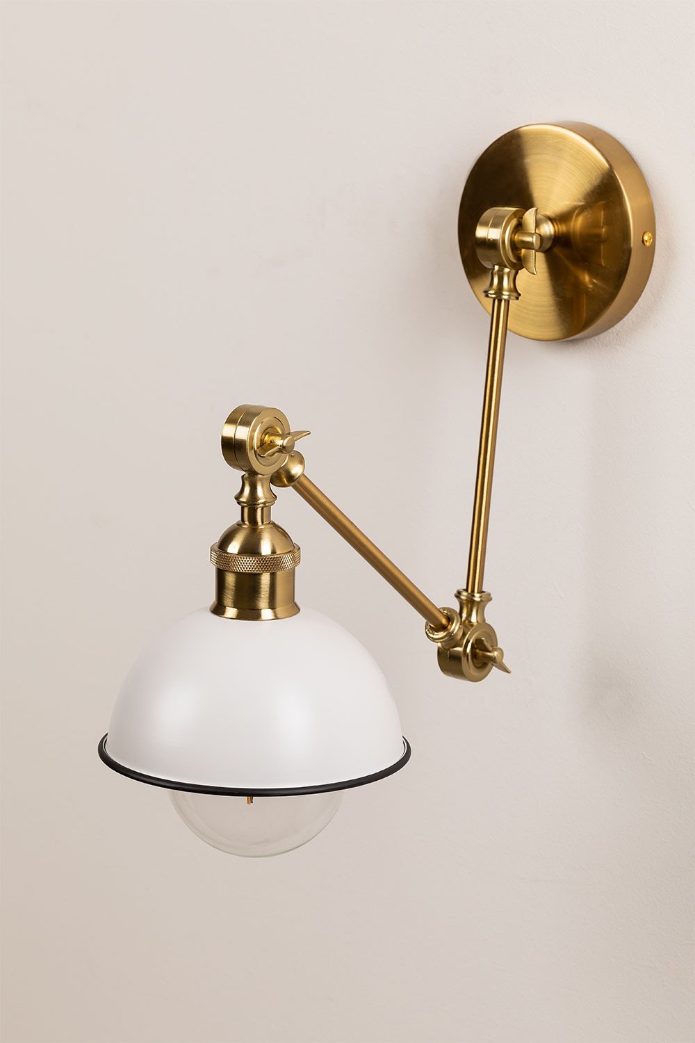 Lampada da parete in ferro Ellmer