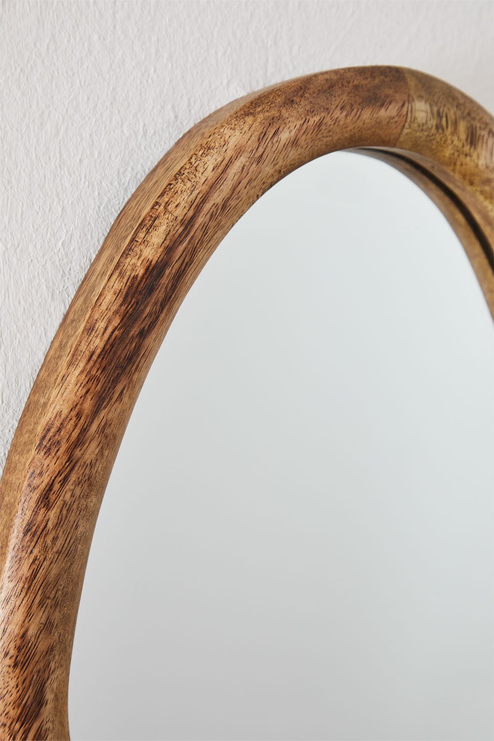 Espejo de pared en madera de mango Gabael