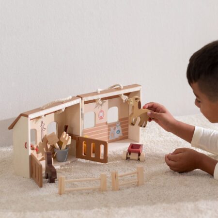 Valigetta stabile in legno Pegasy Kids