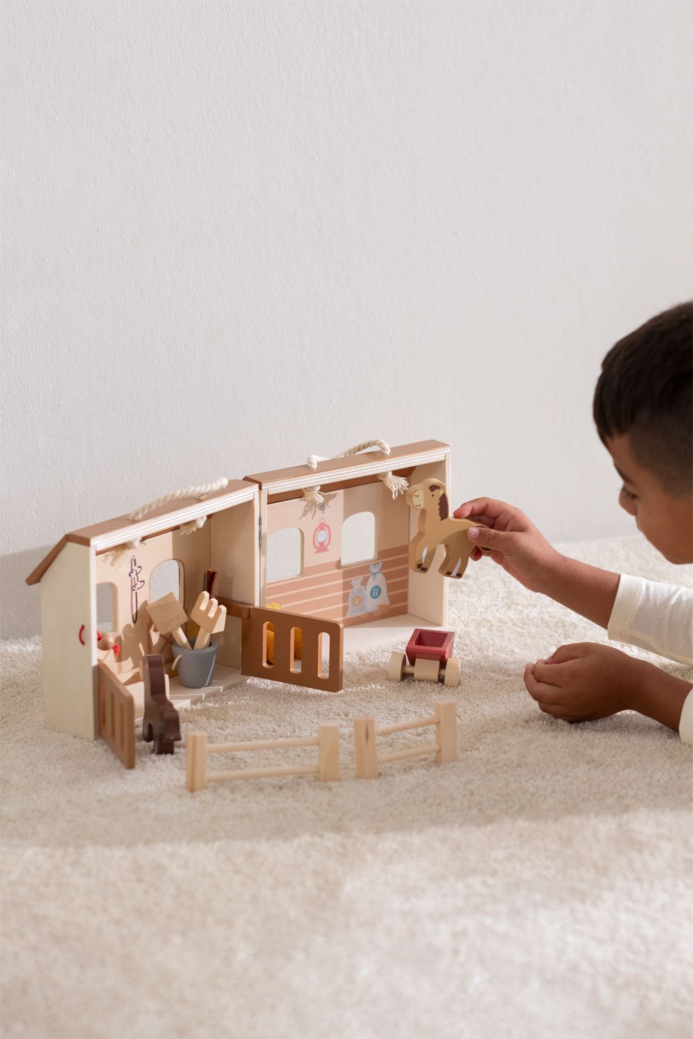 Valigetta stabile in legno Pegasy Kids