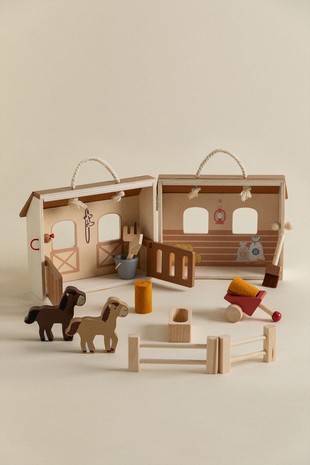 Valigetta stabile in legno Pegasy Kids