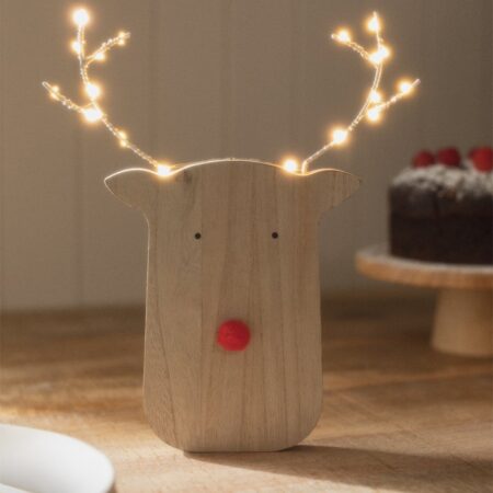 Figura Decorativa con Luci LED Clerbi