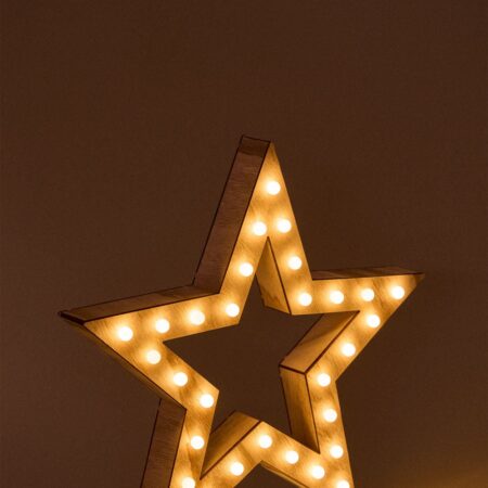 Figura decorativa con luci LED Luzi