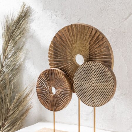 Figura decorativa in legno di mango Soly