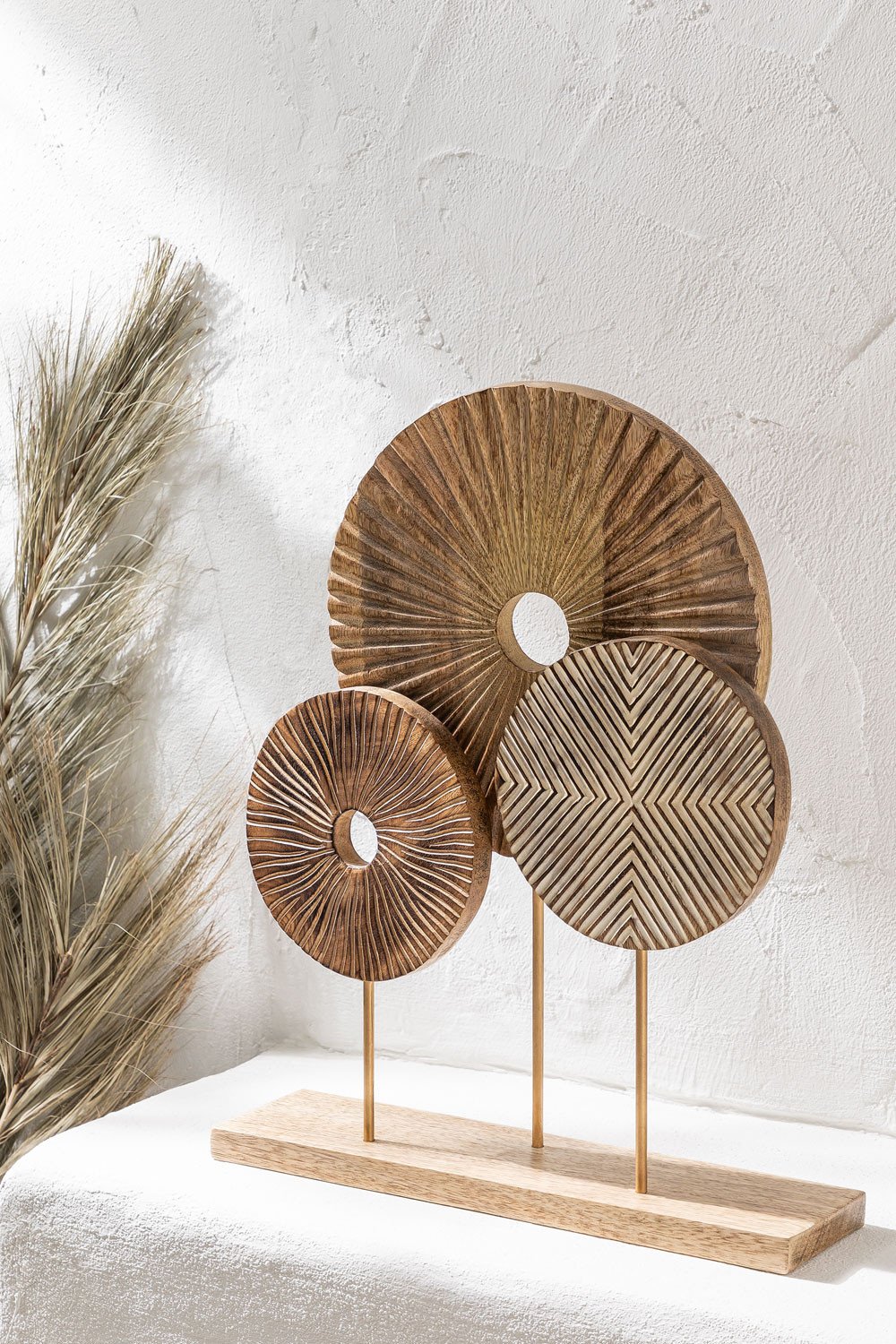 Figura decorativa in legno di mango Soly