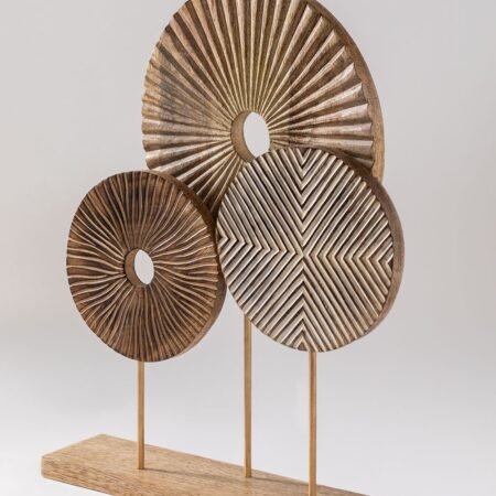 Figura decorativa in legno di mango Soly