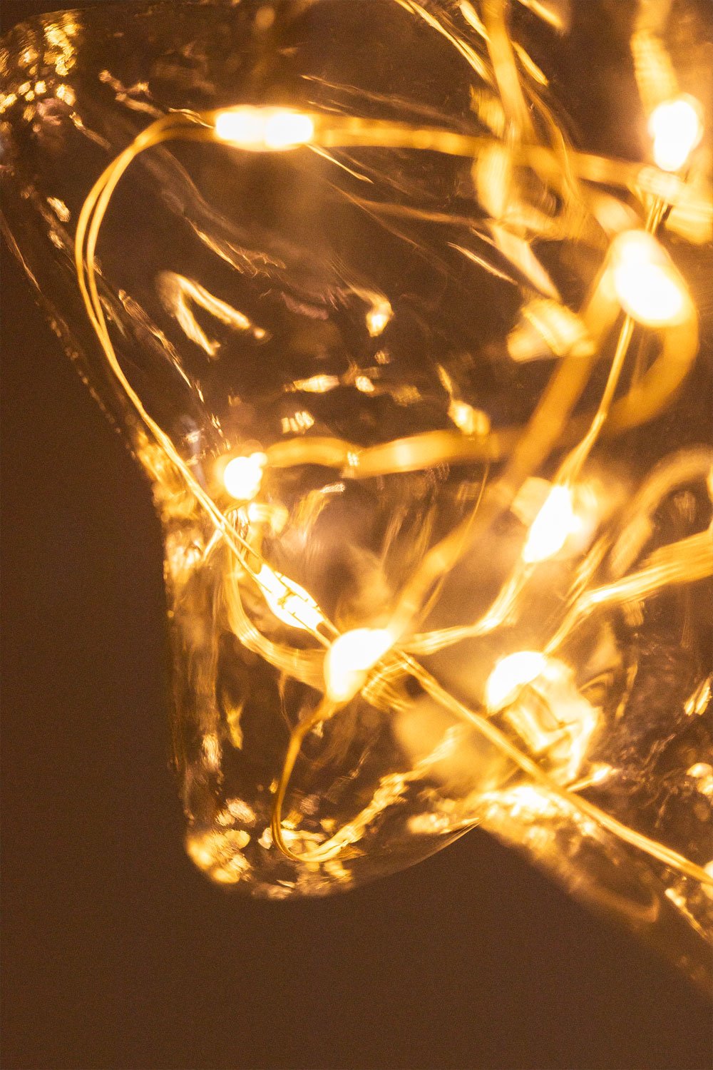 Figura decorativa in vetro con luci a LED Serien