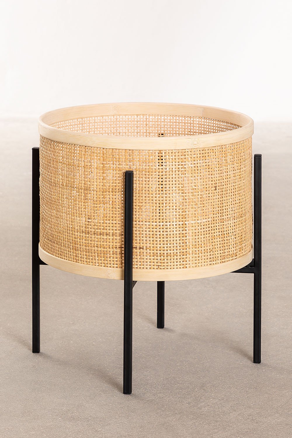 Fioriera in rattan Daek