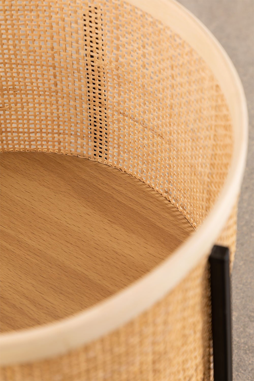 Fioriera in rattan Daek