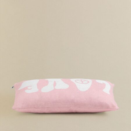 Federa rettangolare in cotone (30x50 cm) Peace & Love
