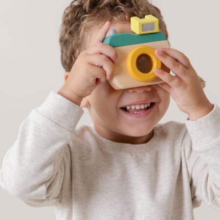 Fotocamera in legno Pictu Kids