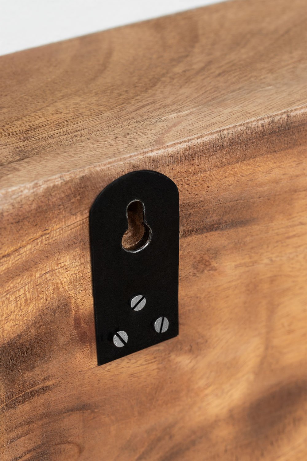 Appendiabiti da Parete con Mensola in Legno Riciclato Gerhan