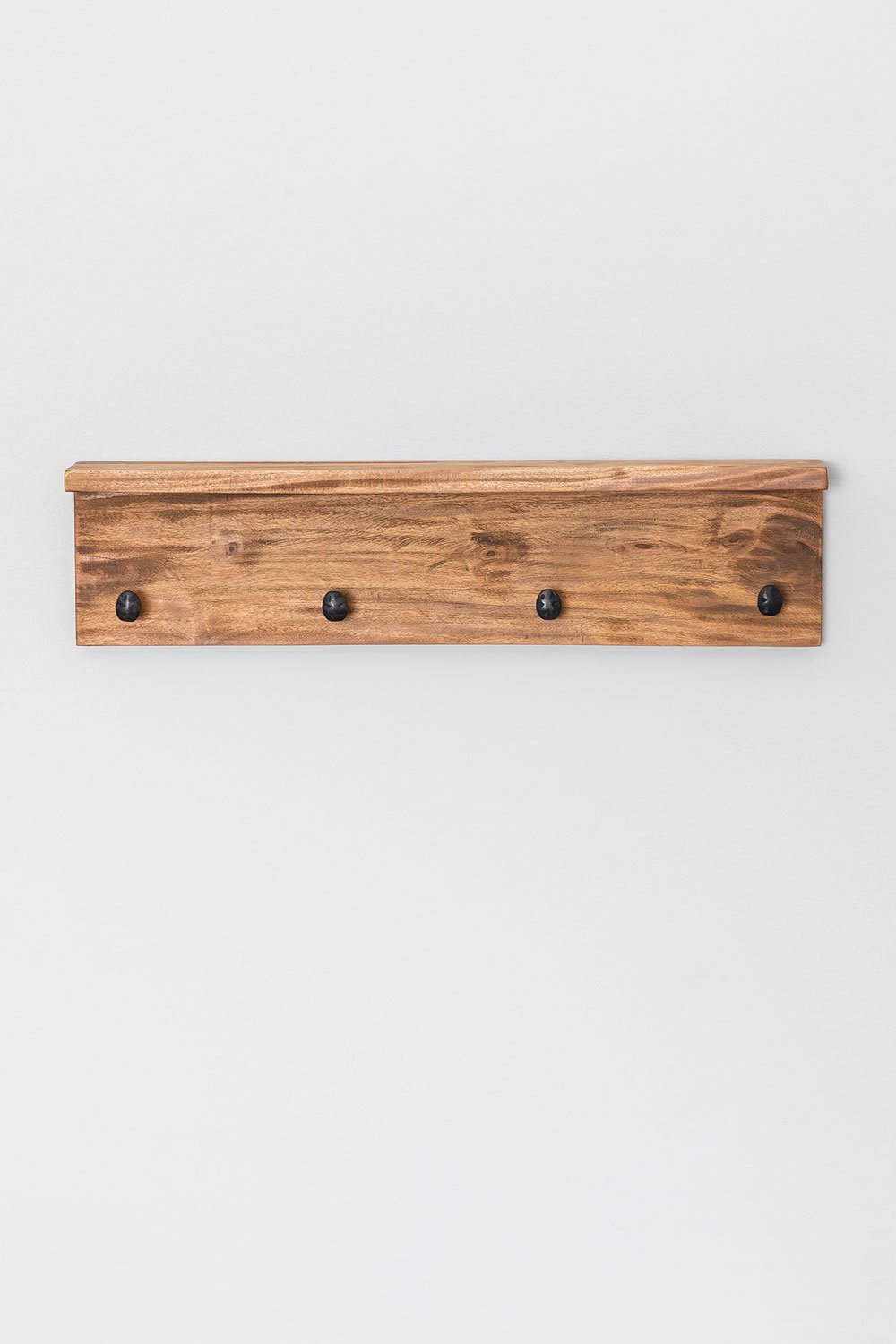 Appendiabiti da Parete con Mensola in Legno Riciclato Gerhan