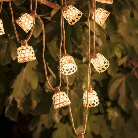 Ghirlanda da giardino con luci LED e caricatore solare (7,40 m) Ducrot