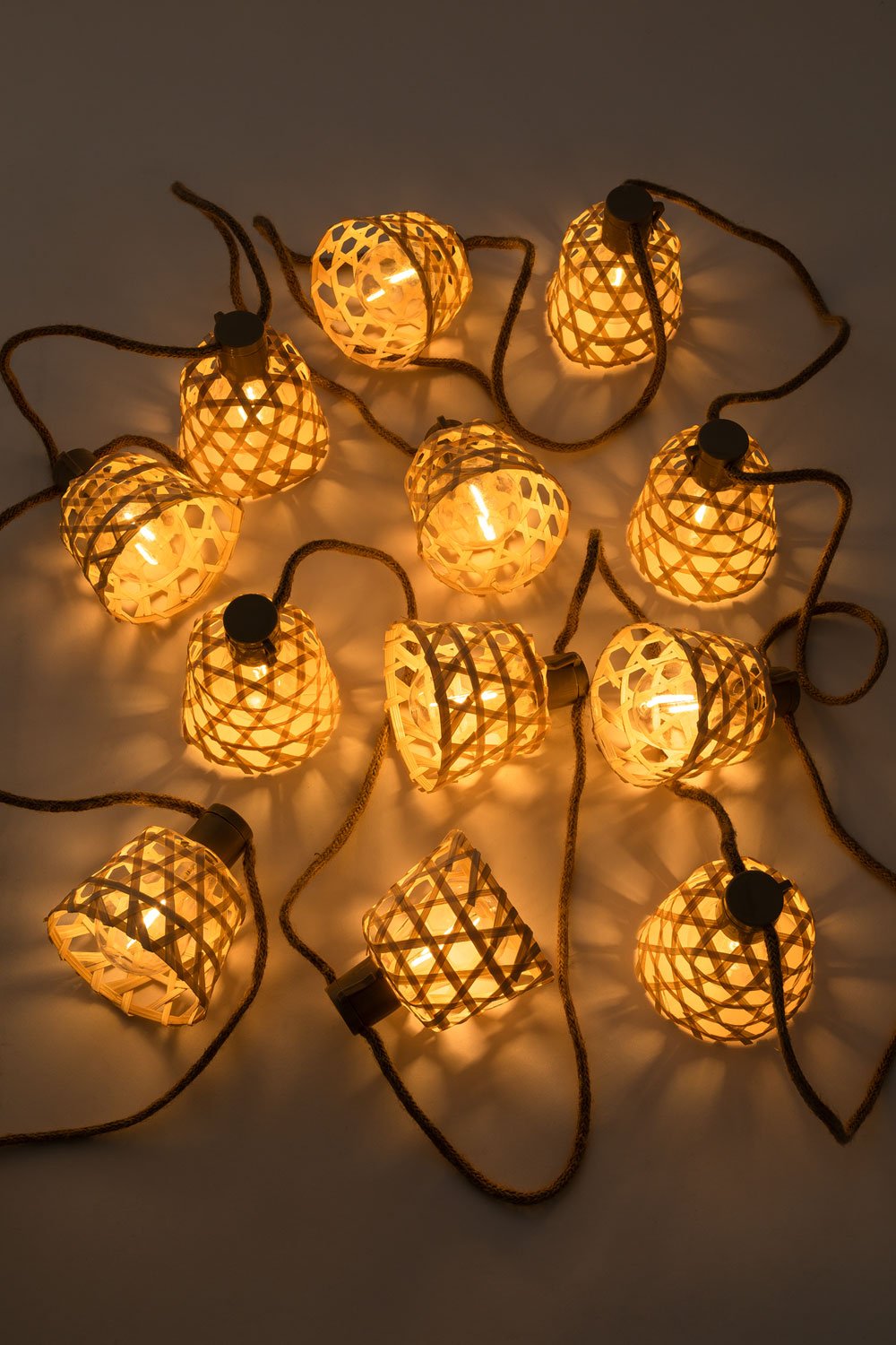 Ghirlanda da giardino con luci LED e caricatore solare (7,40 m) Ducrot
