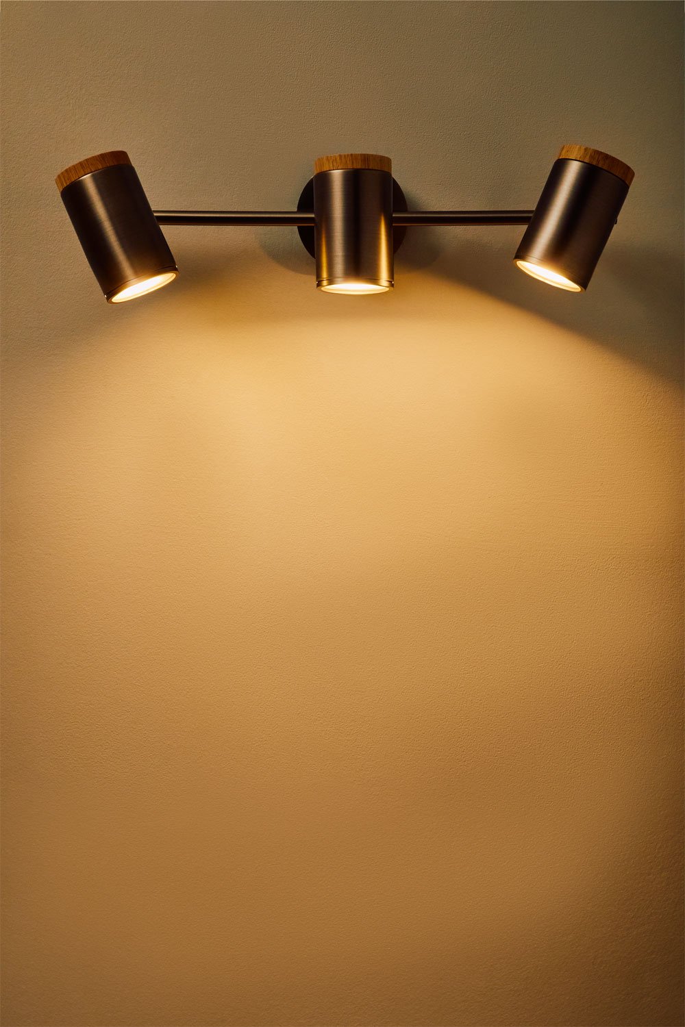 Lampada da parete con 3 punti luce Amaranto
