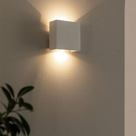 Lampada da parete a LED in gesso Gadea