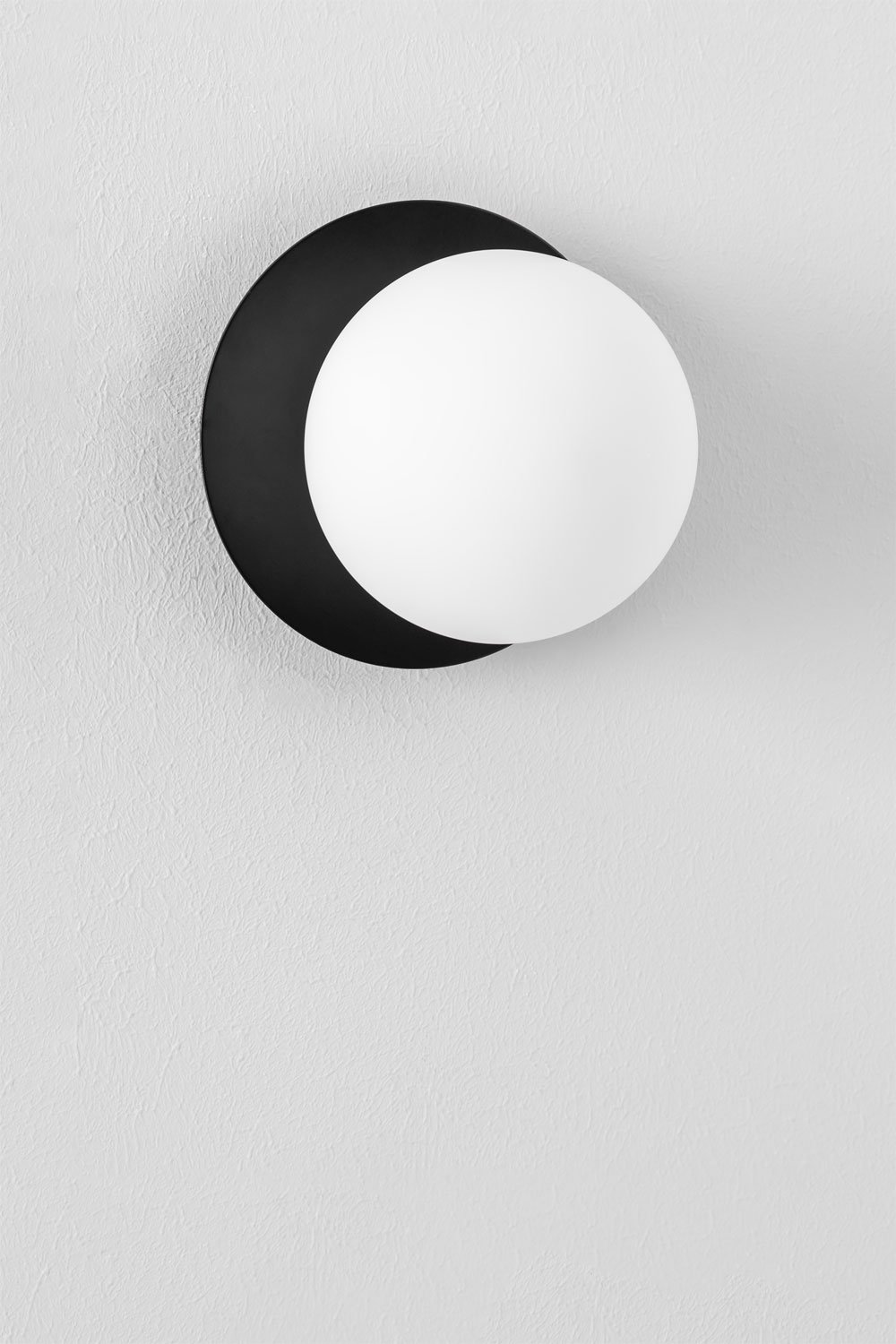 Lampada da parete Anine in metallo e vetro