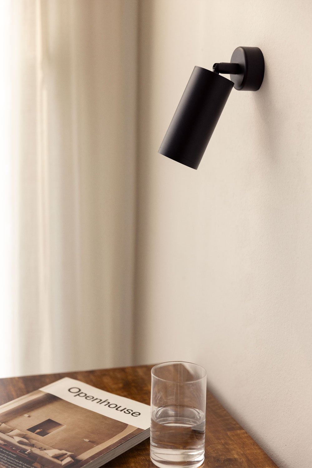 Lampada da parete e soffitto Walid in alluminio